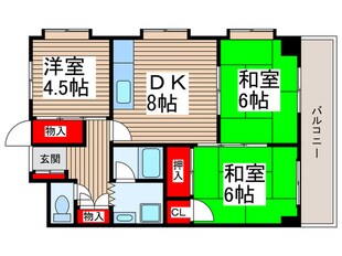 サンライズ　マンションの物件間取画像